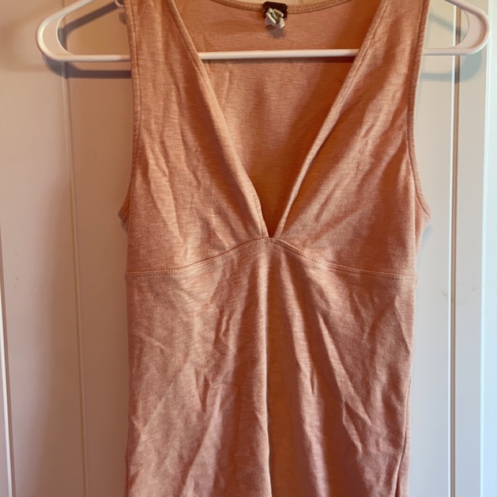 We the free v neck tank top, small but runs small